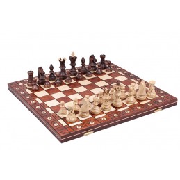 Dgt Schach Starter Kiste Brown 32 Stücke; Mit Eins Schachbrett & Schach Uhr 