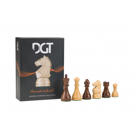 Pezzi degli scacchi Staunton in legno con 2 regine extra - Scacchi Fierce Knight da 3,5 e 4 con pesi / Set di scacchi unico / Taj Chess Store - Italia