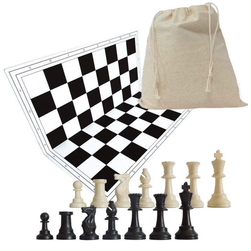 Plastic chess set