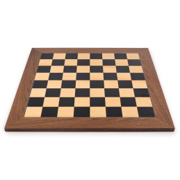 Ferrer Deluxe Black / Walnut Chess Board