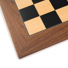 Ferrer Deluxe Black / Walnut Chess Board